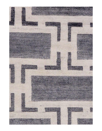 Gray Modern Bamboo silk Rug 8'x10'