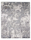 Gray Modern Hand Knotted Rug 8'x10'