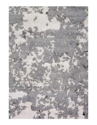 Gray Modern Hand Knotted Rug 8'x10'