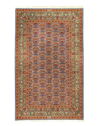 Fine Hand Knotted Persian silk & wool Kashan 4'8'' X 7'7''