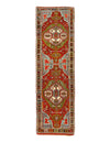 Fine Hand Knotted Antique Turkish Kazak runner 4'8'' X 15'9''