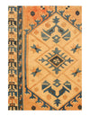 Antique Turkish Kazak Design Rug - 4'6" x 7'2"