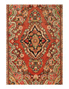 Fine Hand Knotted Perisan vintage Mahal rug 4'3'' X 6'8''