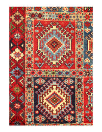Multi color Runner Yalameh 2'.7''x 6'.7''