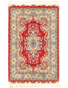 Fine hand Knotted Persain silk & wool Tabriz Design 3'5'' X 5'3''