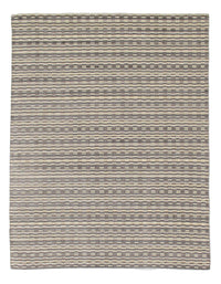 Multi Color Fine Hand Knotted Modern Rug 9' X 12'