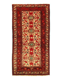 Fine Hand Knotted Balouchi Rug 2'11'' X 5'6''