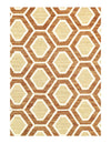 Flat Weave Beige/Tan Area Rug - 5'2" x 2'10"