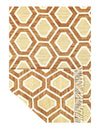 Flat Weave Beige/Tan Area Rug - 5'2" x 2'10"