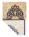 Fine Hand Knotted Pure silk Qum 2'9'' X 4'4''