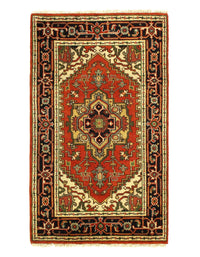 Fine Hand Knotted Persian Serapi Design 3'1'' X 5'1''