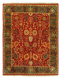 Fine Hand Knotted Indian Agra rug 8'1'' X 10'2''