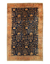 Navy Blue Fine Hand knotted Antique larestan 11'X 24'