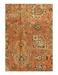 Rust Persian Tabriz Design 10' X 15'