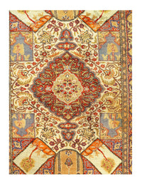 Fine Hand Knotted turkish Antique rug 4' X 6'3''