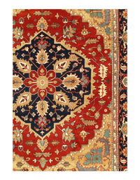 Rust Persian serapi design 12' X 15'