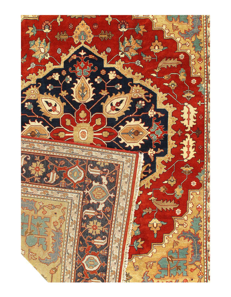 Rust Persian serapi design 12' X 15'