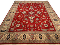 Fine Hand Knotted Persian Tabriz Design rug 7'7'' X 9'5''