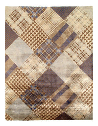 Fine hand Knotted Modern rug 8' X 10'4''