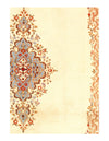 Ivory Color Fine Hand Knotted Persian Kerman Design 8' X 10'