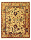 Beige Fine Hand Knotted Agra 8' X 10'