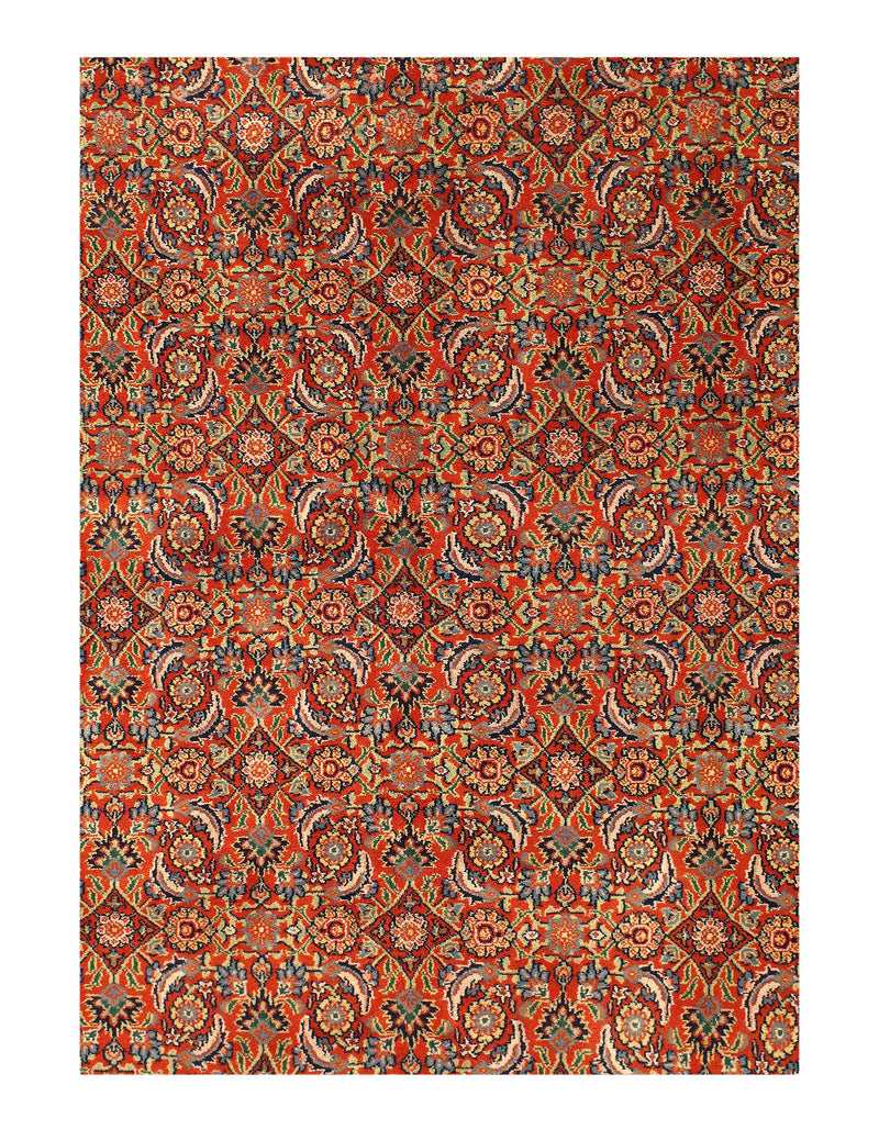 Fine Hand Knotted Herati square rug 10' X 10'