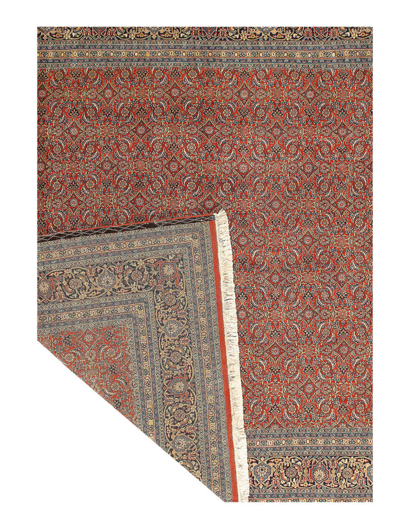 Fine Hand Knotted Herati square rug 10' X 10'