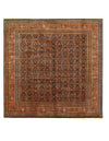 Fine Hand Knotteed Herati Square rug 10' X 10'