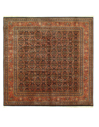 Fine Hand Knotteed Herati Square rug 10' X 10'