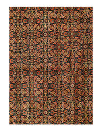 Fine Hand Knotteed Herati Square rug 10' X 10'