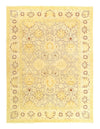 Ivory Fine Hand Knotted Agra rug 9' X 12'