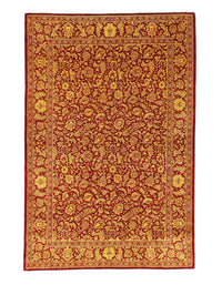 Fine Hand Knotted Pure silk Persian Qum 3'3'' X 4'9''