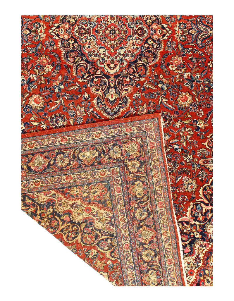 Fine Hand Knotted Antique Persian Gazvin 8'11'' X 17'2''