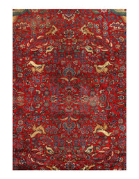 Fine Hand Knotted Antique Turkish rug 9'6'' X 11'9''