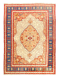 Fine Hand Knotted Vintage Flat Weave Tabriz Design design 8'8'' X 11'6''