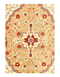 Fine Hand Knotted Vintage Flat Weave Tabriz Design design 8'8'' X 11'6''