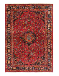 Fine Hand Knotted Vintage Persian Mashad 11'2'' X 15'7''