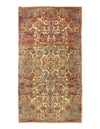 Earth-tone Paisley Antique Persian Lavar Kerman Rug - 8'9" X 17'10"