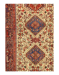 Persian Antique Hand Knotted Persian Karajeh 5' X 12'