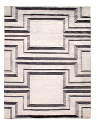 Gray Modern Bamboo silk Rug 8'x10'