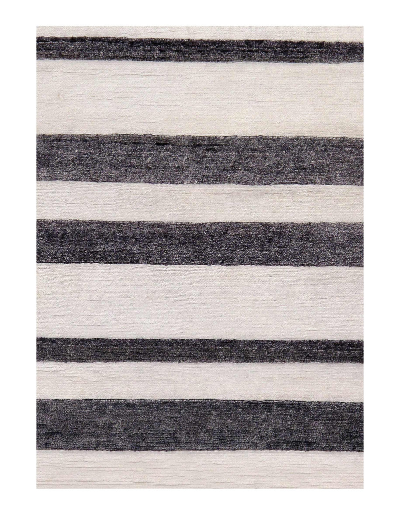 Gray Modern Bamboo silk Rug 8'x10'