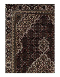 Traditional Fine Tabriz Design Hand-Knotted Rug - 3' X 5'5"