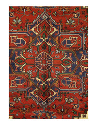 Indo Serapi Hand-Knotted Rug - 9' x 12'