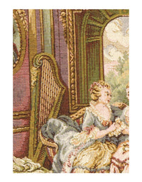 Genre Tapestry Landscape Romantic Vintage 1' X 1'3''