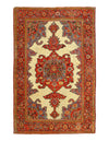 Fine Hand Knotted Persian Antique Malayer 4'2'' X 6'6''