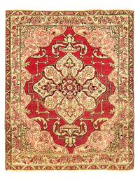 Fine Hand Knotted Persian Antique Kermanshah 1'7'' X 1'11''