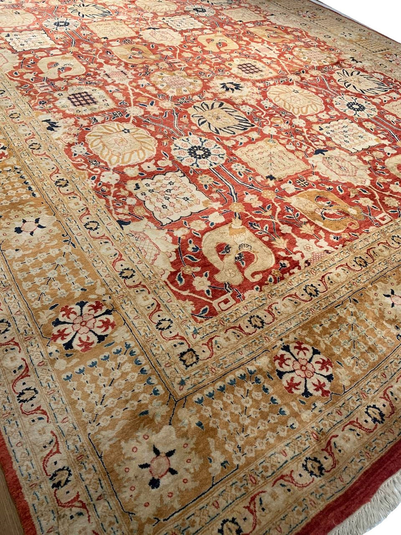 Rust color Fine hand Knotted Pak Persian 11'11'' X 15'5''