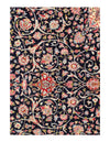 Navy Blue Fine Hand Knotted Persian Vintage Kerman 11'5'' X 17'2''