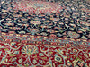 Navy Blue Fine Hand Knotted Persian Vintage Kerman 11'5'' X 17'2''