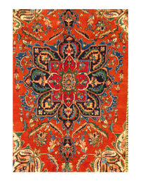 Persian Antique Heriz rug 6'5'' X 9'5''